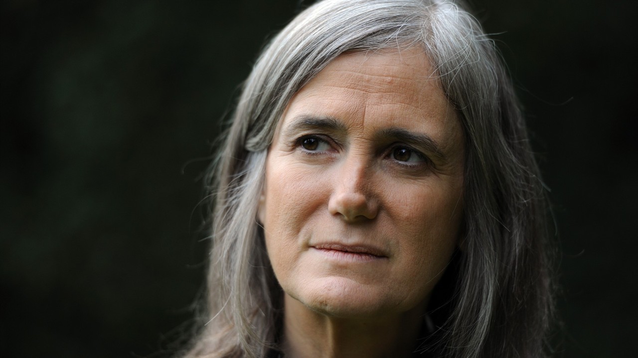 Close up of Amy Goodman